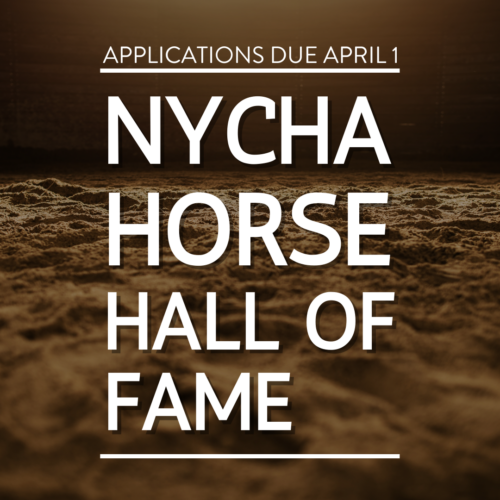 NYCHA Horse Hall of Fame National Youth Cutting Horse Association